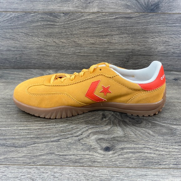 Converse Run Star Suede Low Top Sneakers Men's 7.5 Mustard Yellow Orange - Picture 6 of 14